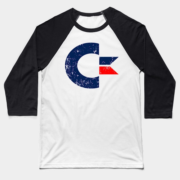 Commodore Logo|Retro Tech|Retro Games|Developer|Classic Gamer Baseball T-Shirt by Rivenfalls